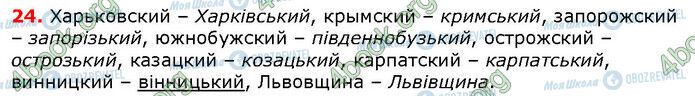 ГДЗ Українська мова 6 клас сторінка 24